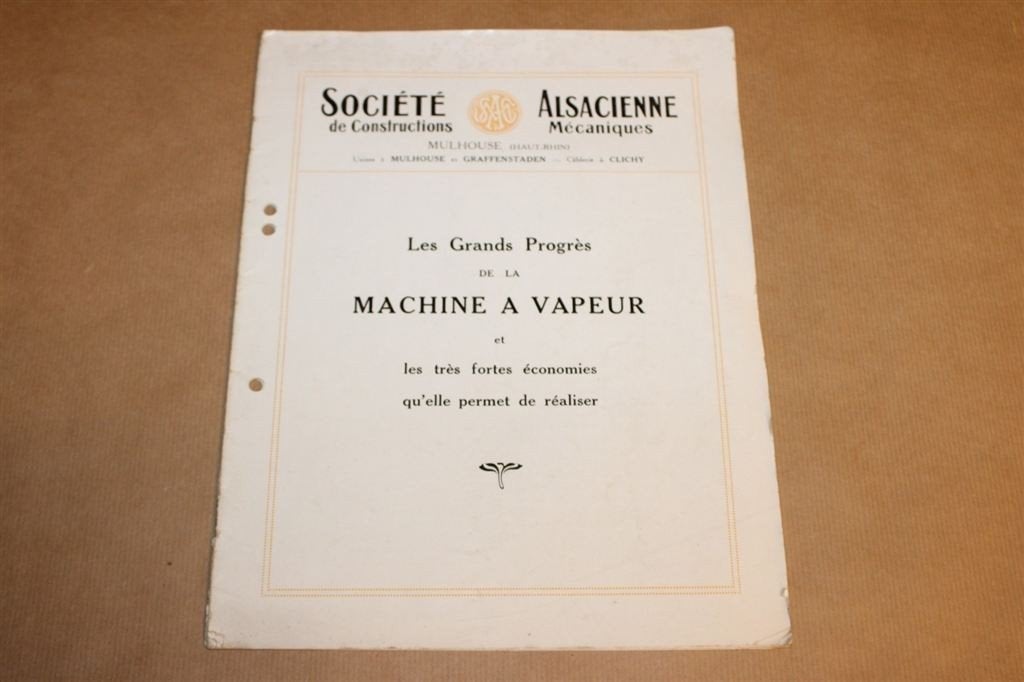 Zeldzame uitgave over stoommachines - Circa 1900 !!, Boeken, Ophalen of Verzenden, Gelezen, Bouwkunde