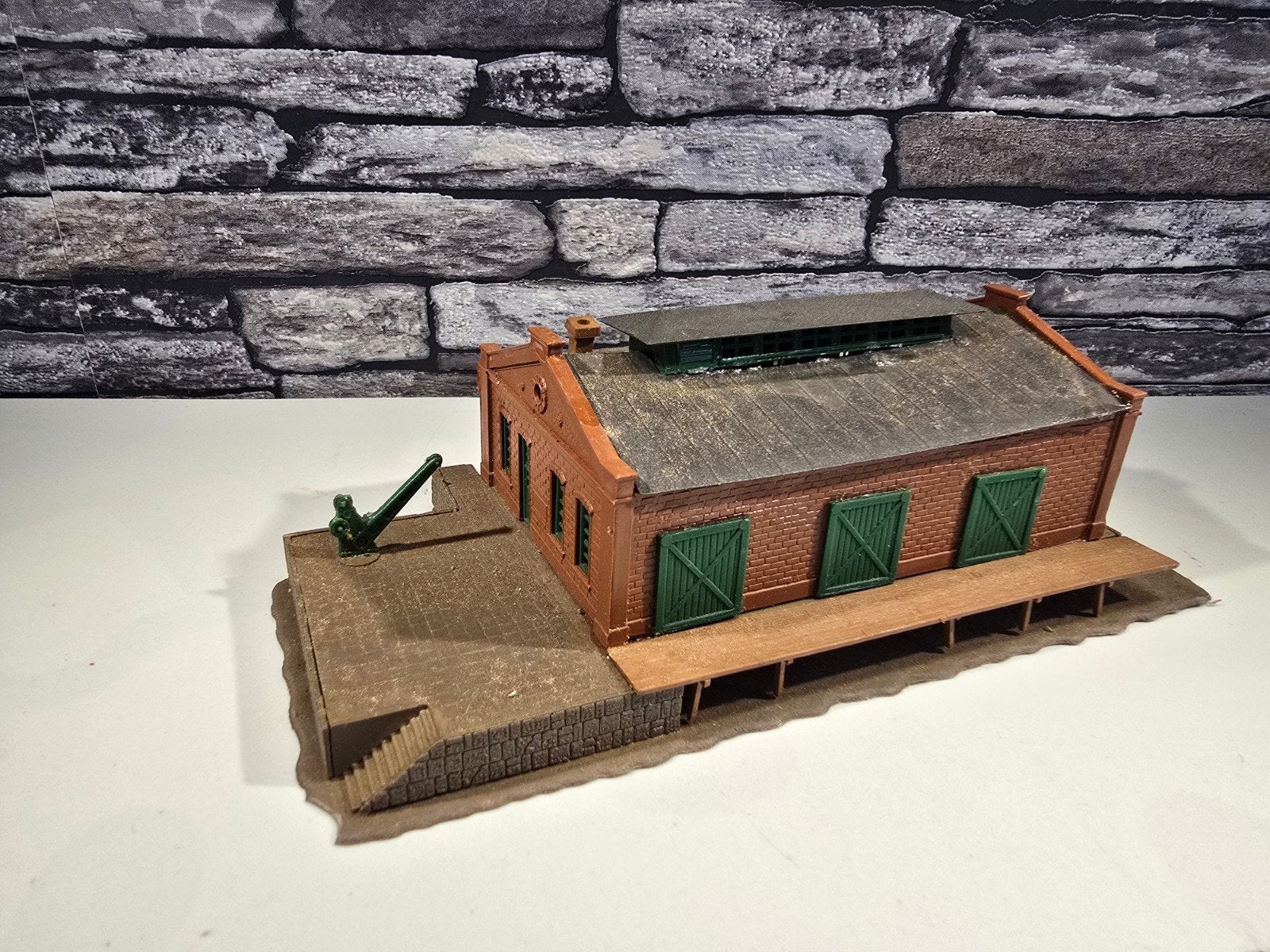 loods overslag N spoor modeltrein 1:160, Overige merken, Gebruikt, Gelijkstroom of Wisselstroom, Brug, Tunnel of Gebouw