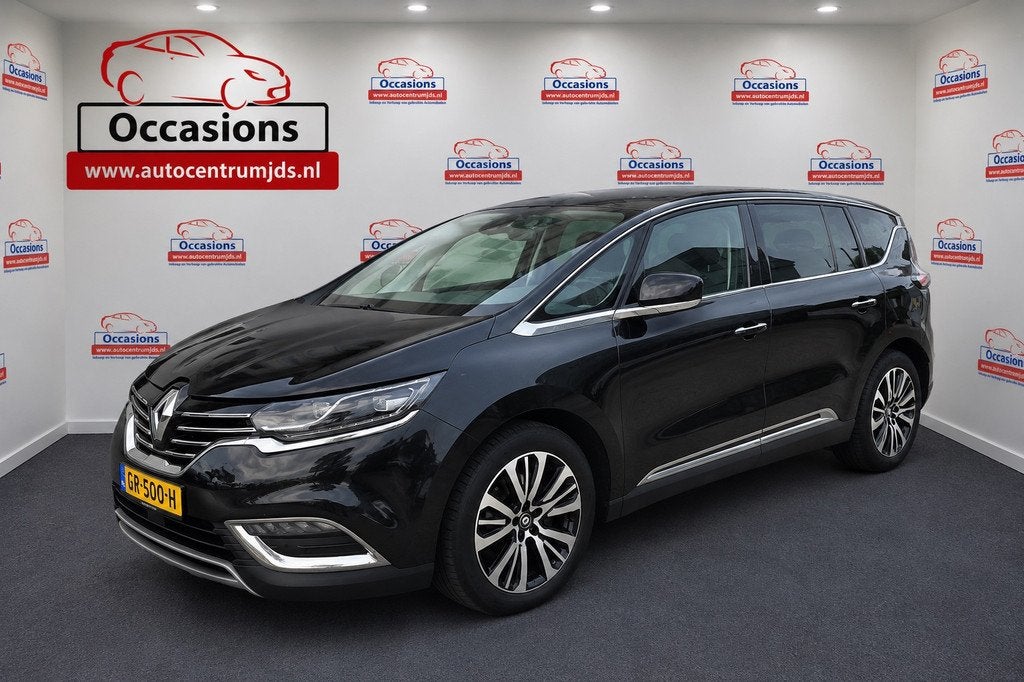 Renault Espace 1.6 TCe Initiale Paris 7p. Binnenkort online, Auto's, Parkeersensor, Gebruikt, 4 cilinders, 2000 kg