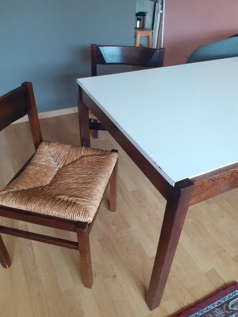 eetkamerstoelen 2 en tafel 1, Ophalen, Gebruikt, Twee, Overige kleuren