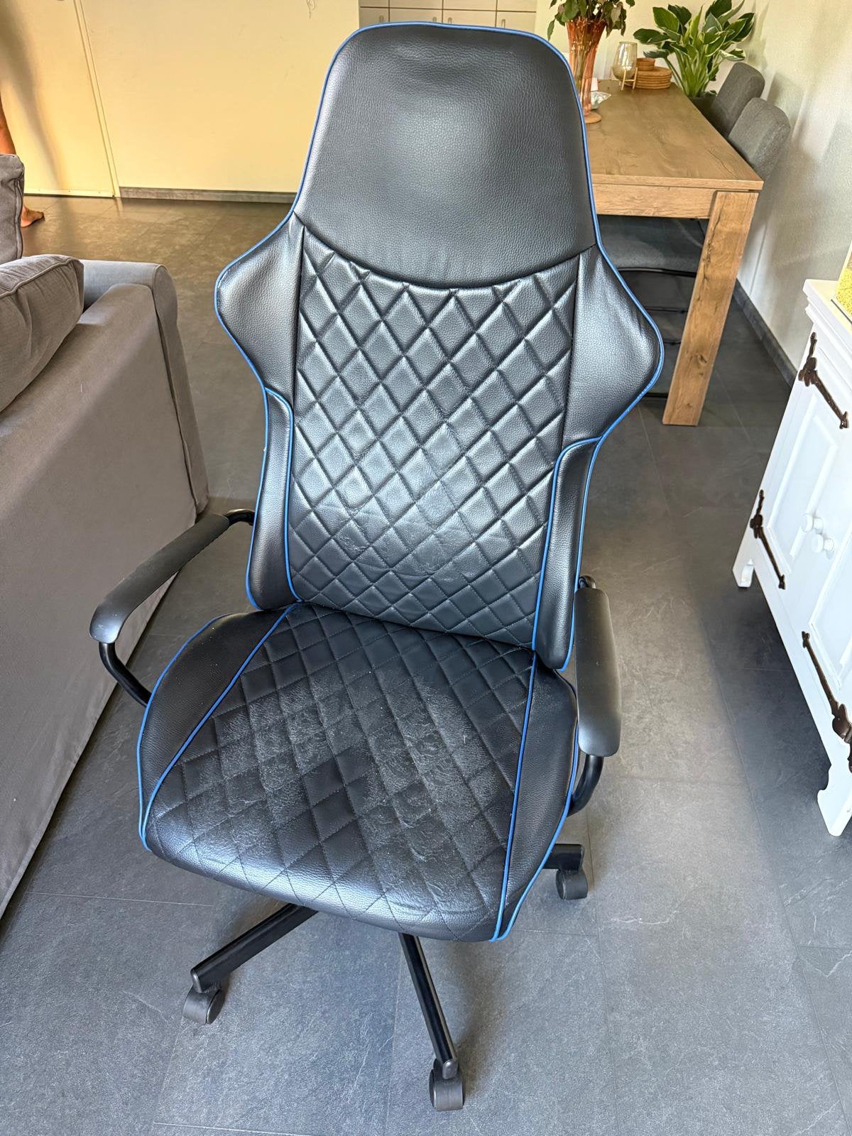 IKEA Gaming Chair – Bomstad Black, Huis en Inrichting, Bureaustoelen, Ophalen, Zo goed als nieuw, Zwart