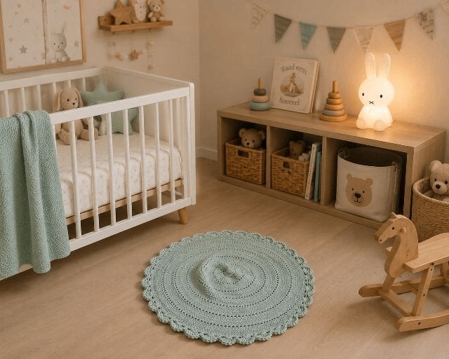 Kids Depot vloerkleed!, Ophalen, Groen, Nieuw, Kleed of Kussen