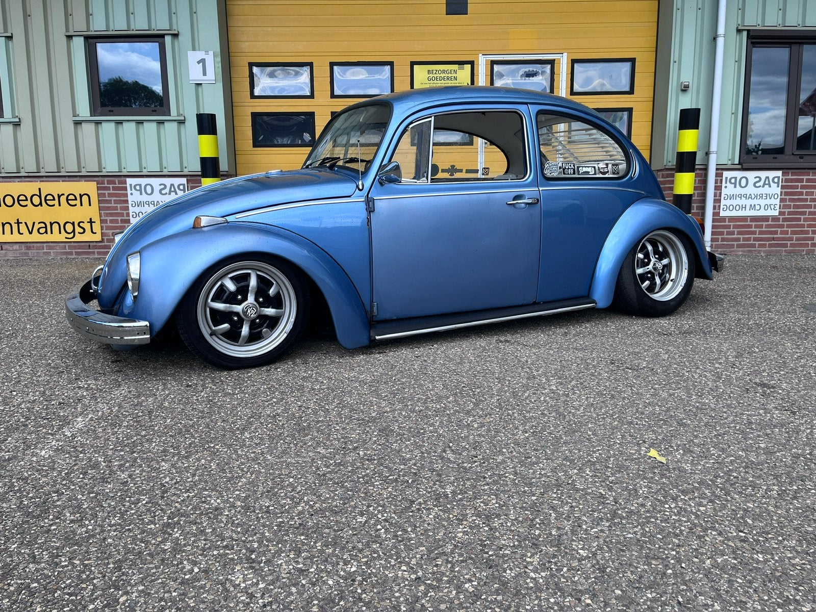 VW Kever 1300 (1970, Airride buikschuiver), Handgeschakeld, Particulier, Volkswagen, Blauw