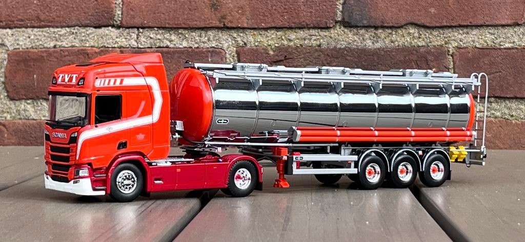 EKNO Scania Next Gen R450 met 3 assige, Ophalen of Verzenden, Zo goed als nieuw, Bus of Vrachtwagen, Tekno