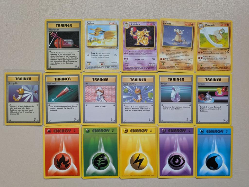 Pokémon kaarten lot met rare Scoop Up (Engels, 1999-2000), Verzenden, Gebruikt, Meerdere kaarten