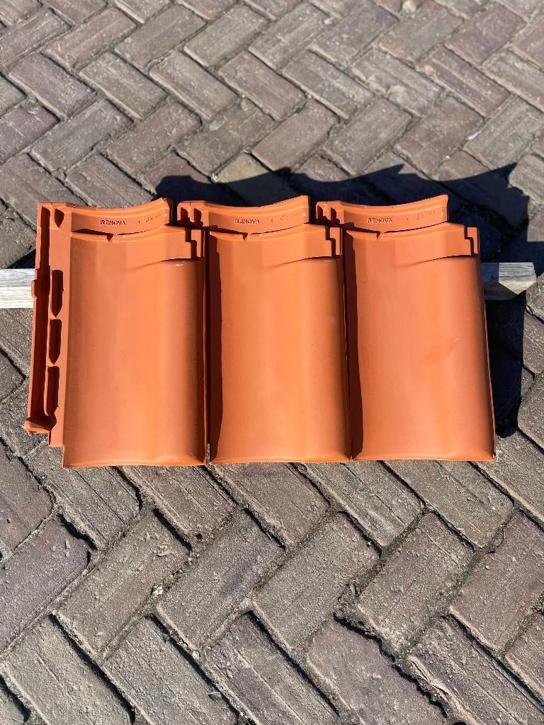 Monier Renova Natuurrood– NIEUW – €1,50 p/st DLV!!, Doe-het-zelf en Verbouw, Dakpannen en Dakbedekking, Ophalen, Steen of Klei