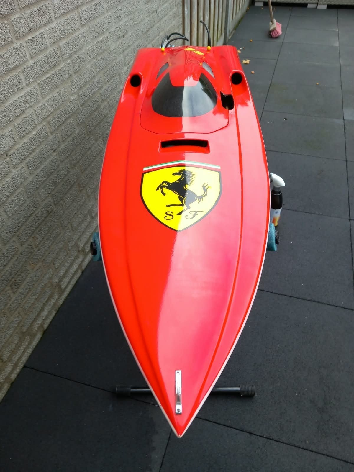 rc powerboat zeer nette staat, alles gespoten geen stickers, Ophalen