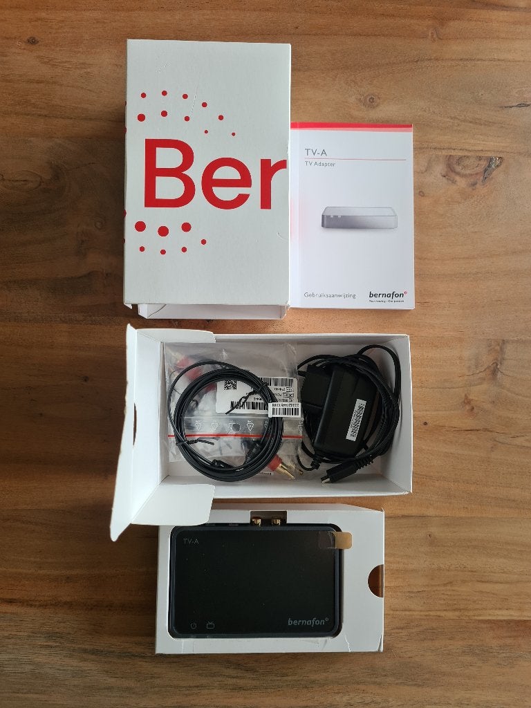 Bernafon TV-adapter hoorapparaat, zo goed als nieuw, Diversen, Verpleegmiddelen, Ophalen of Verzenden, Zo goed als nieuw