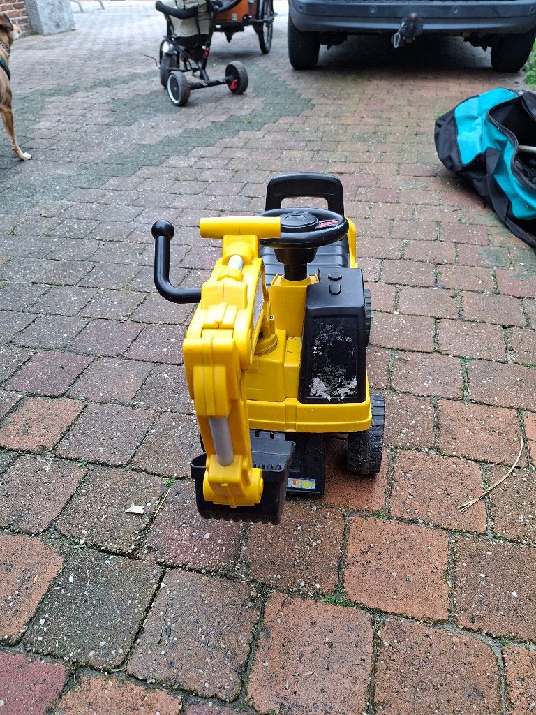 Kinder graafmachine loopauto, Ophalen of Verzenden, Gebruikt