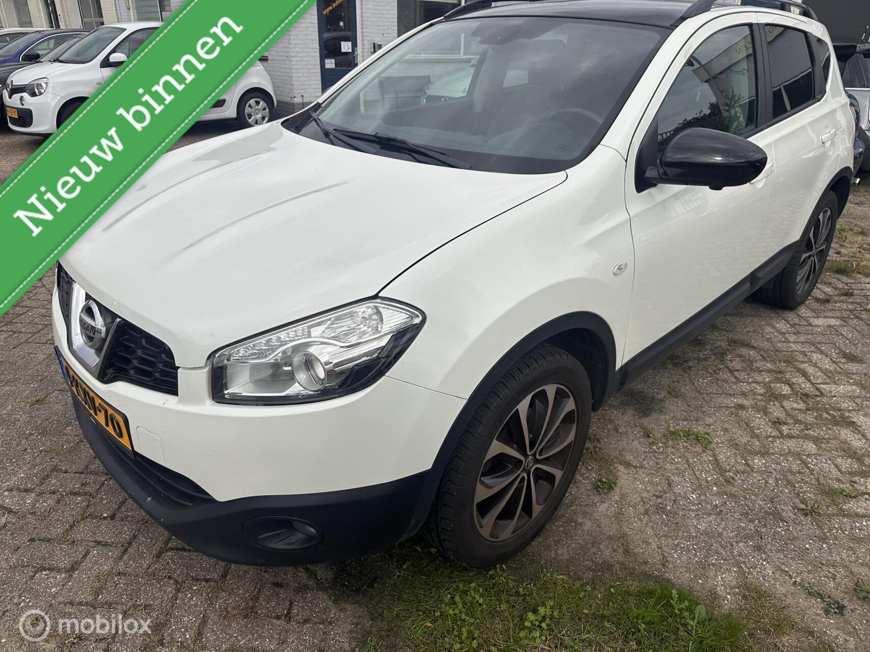 Nissan Qashqai 1.6 360, Euro 5, Gebruikt, 4 cilinders, Wit