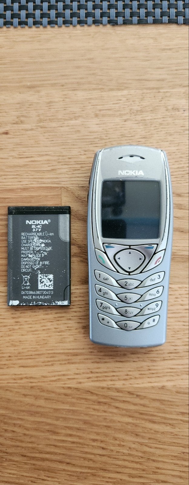 Nokia 6100 - Klassieke Telefoon (Zilver/Wit), Telecommunicatie, Gebruikt, Geen camera, Ophalen of Verzenden, Klassiek of Candybar