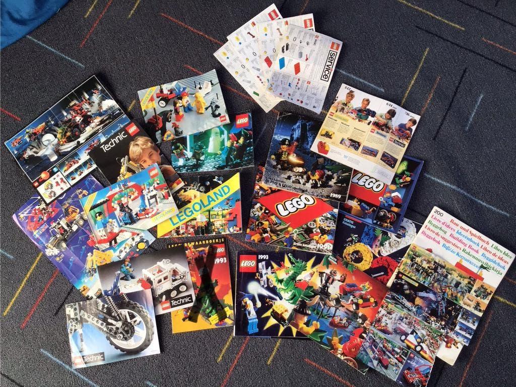 Heel veel LEGOboekjes vintage, verzamelaar. Liefst 1 koop, Kinderen en Baby's, Speelgoed | Duplo en Lego, Ophalen, Gebruikt, Overige typen