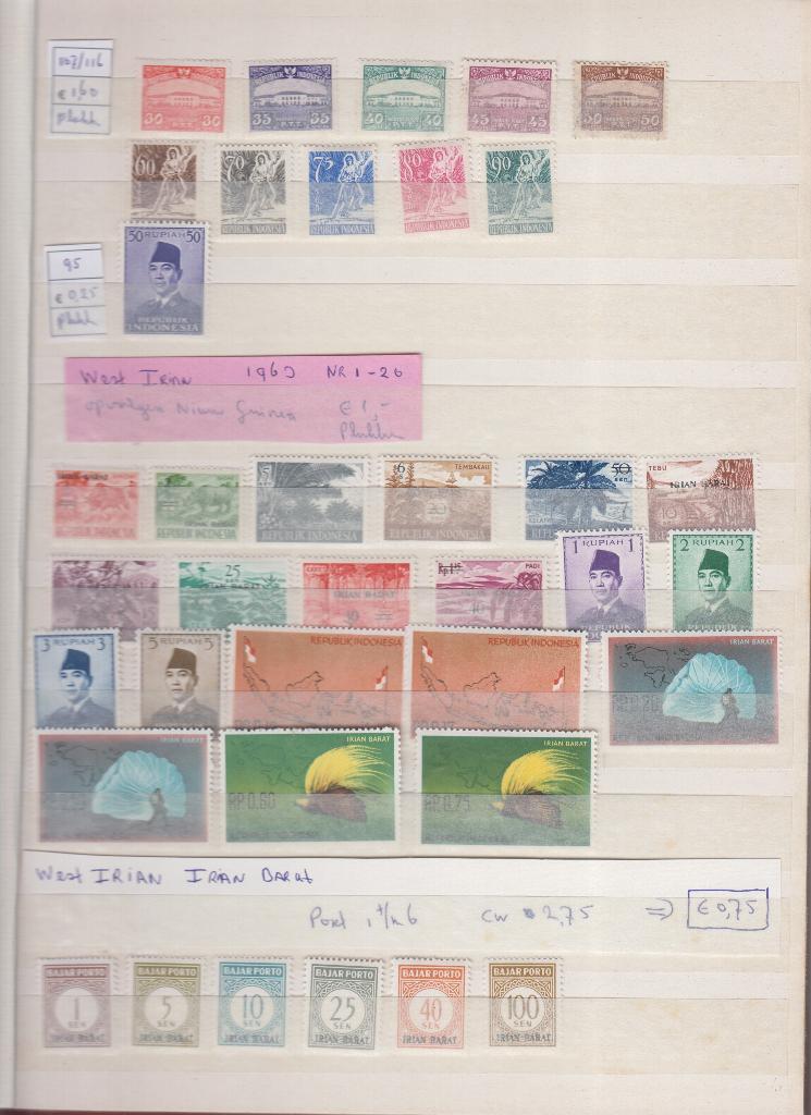 Z508 indonesie stockboek 32 blz vol met zegels, Ophalen of Verzenden, Buitenland