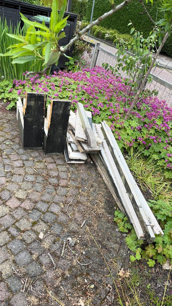Gebruikt hout, planken en balken, Ophalen, Gebruikt, 25 tot 50 mm, Balk
