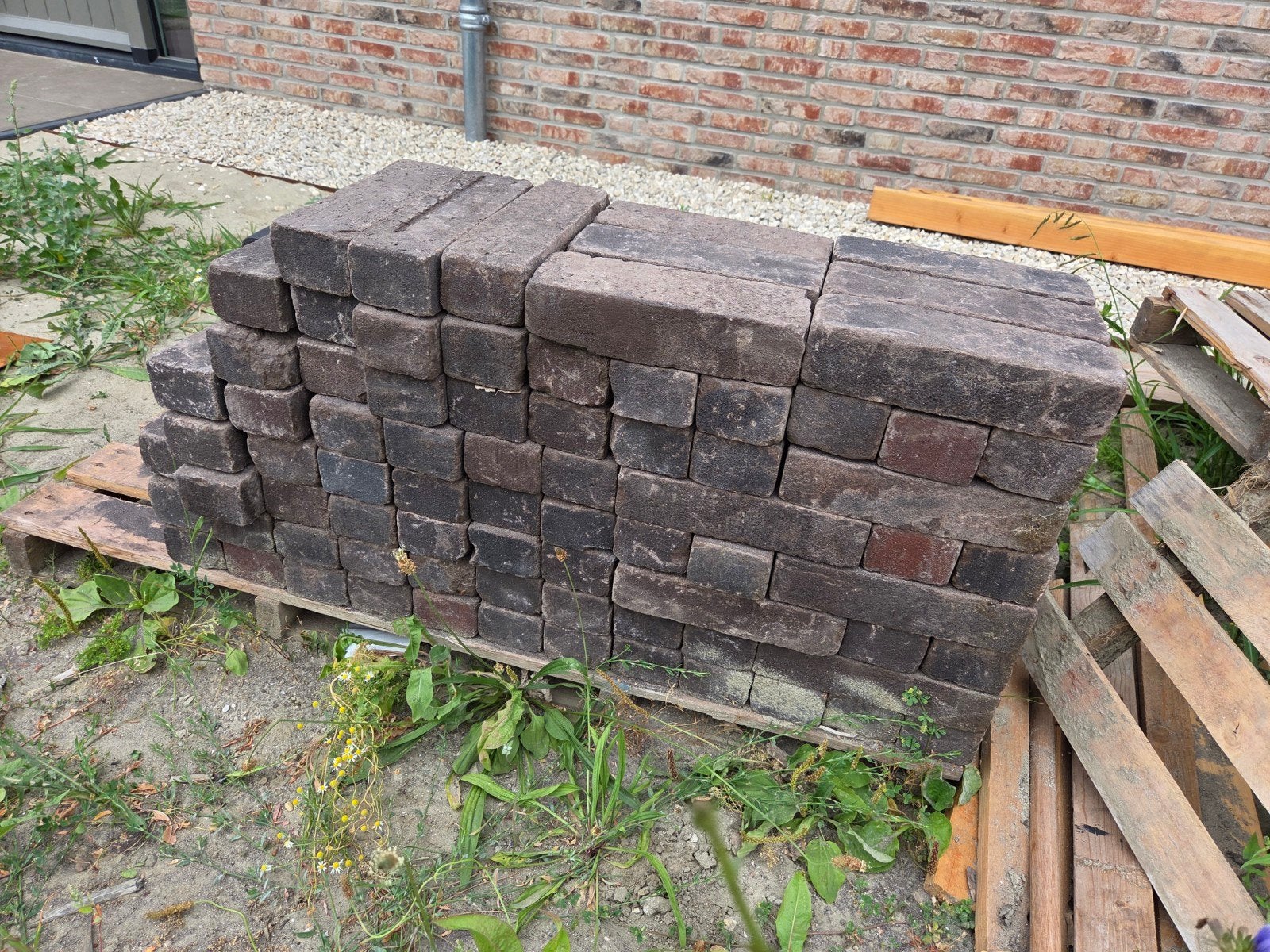 Nieuwe gebakken langformaat klinkers 6x8x25, Tuin en Terras, Ophalen, Overige materialen, Gebruikt, Overige typen