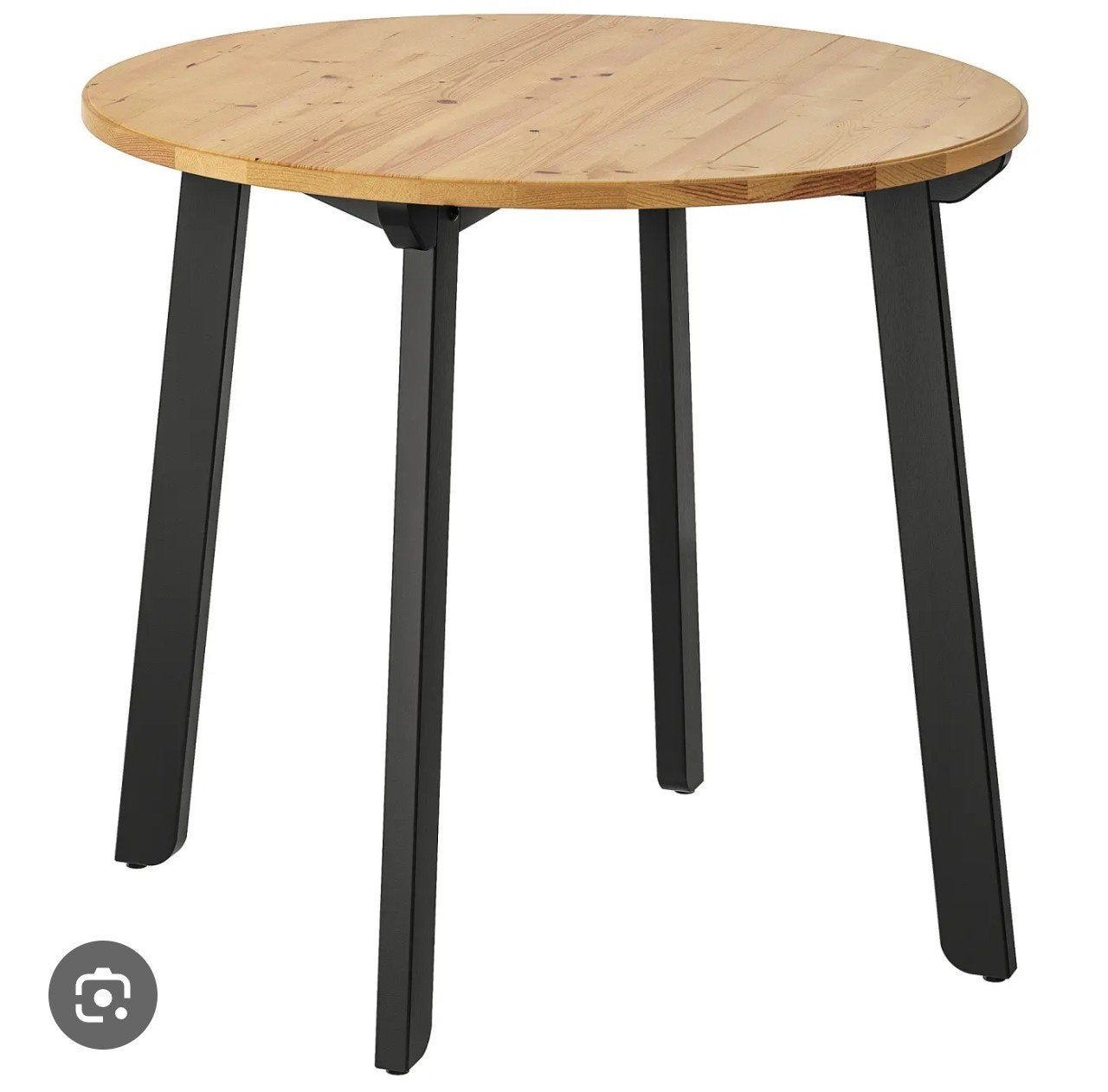 IKEA GAMLARED Ronde Eettafel - Grenenhout, Huis en Inrichting, Tafels | Eettafels, Zo goed als nieuw, 50 tot 100 cm, 50 tot 100 cm