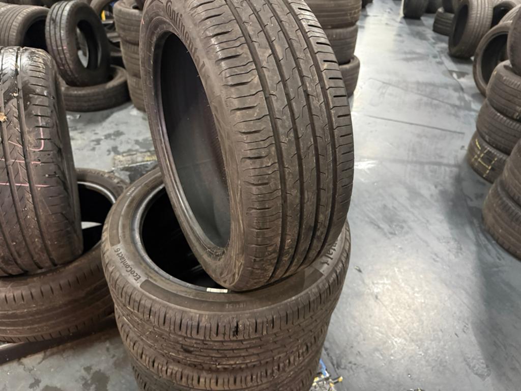4x 205 45 17 Continental Ecocontact 6 DEMO, Gebruikt, 17 inch, Band(en), Personenwagen