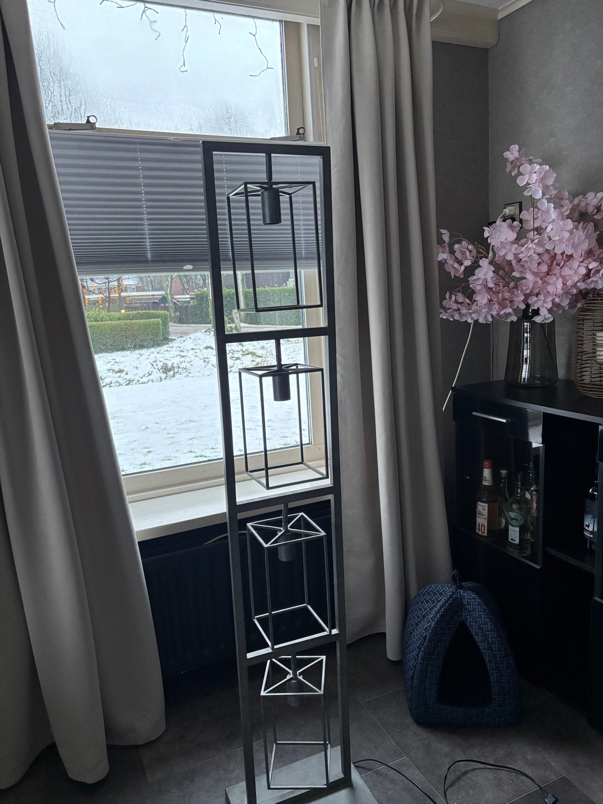 Moderne staande lamp - Karwei design, Ophalen, Zo goed als nieuw, Metaal, 150 tot 200 cm