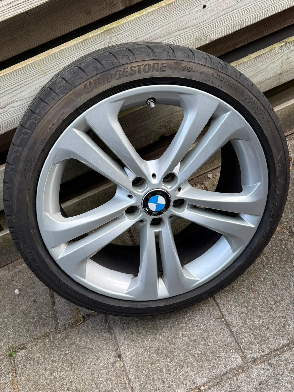 Originele 19inch BMW 4-Serie Velgen + Zomerbanden 255/35 R19, Auto-onderdelen, Banden en Velgen, Gebruikt, 255 mm, Banden en Velgen
