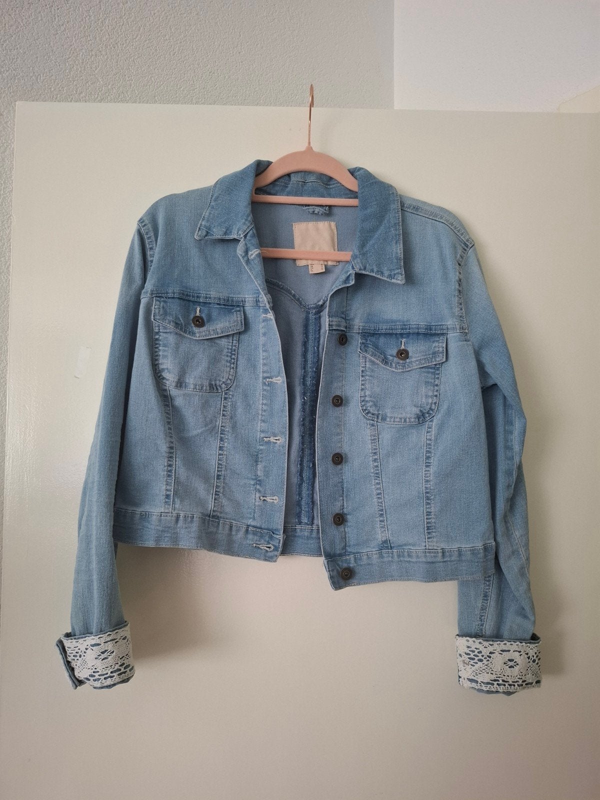 Leuke spijkerjasje maat 40, Maat 38/40 (M), Bonprix, Blauw, Ophalen of Verzenden