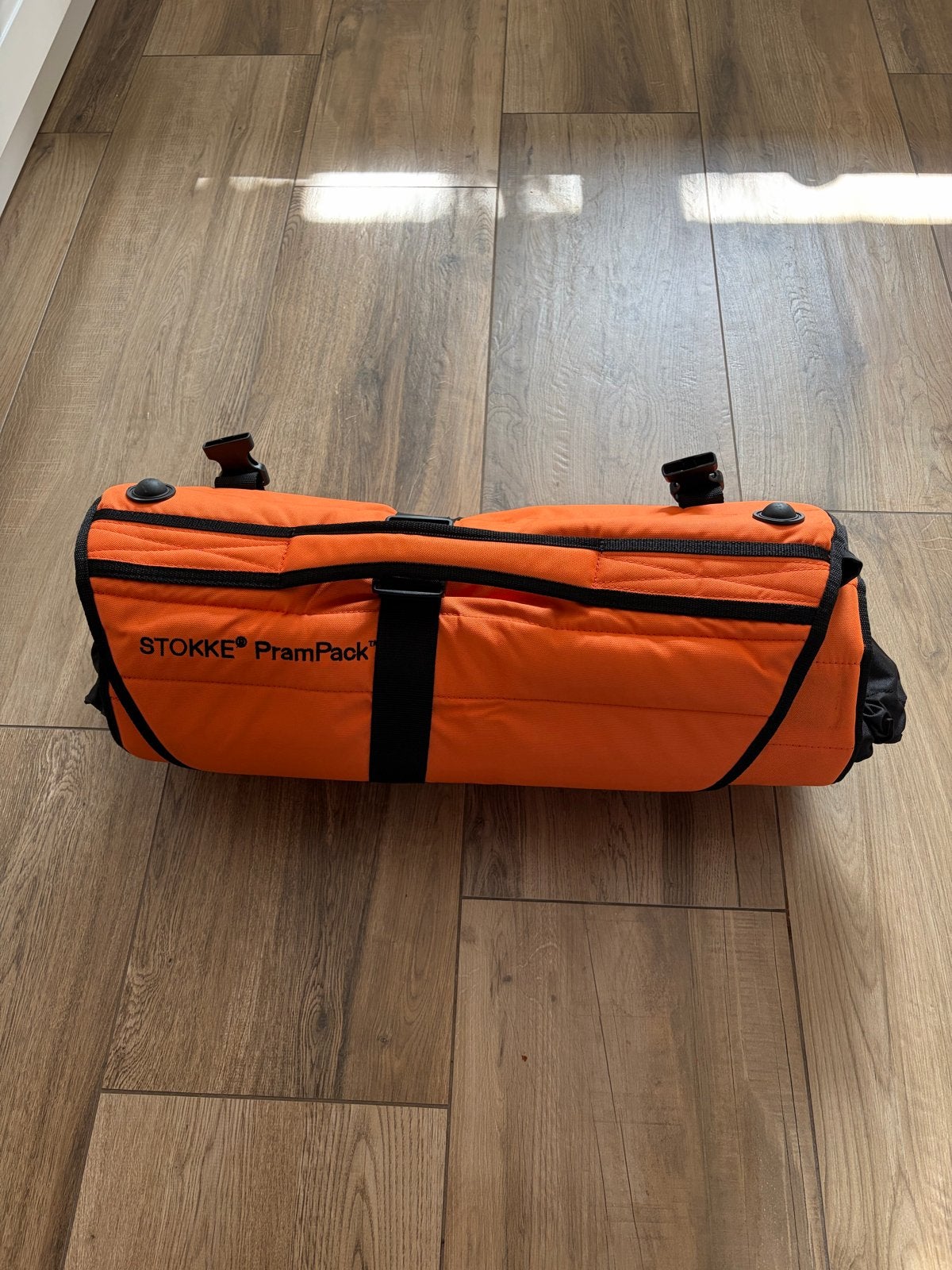 Stokke PramPack Reistas voor Kinderwagen - Oranje, Kinderen en Baby's, Ophalen of Verzenden, Zo goed als nieuw, Overige merken