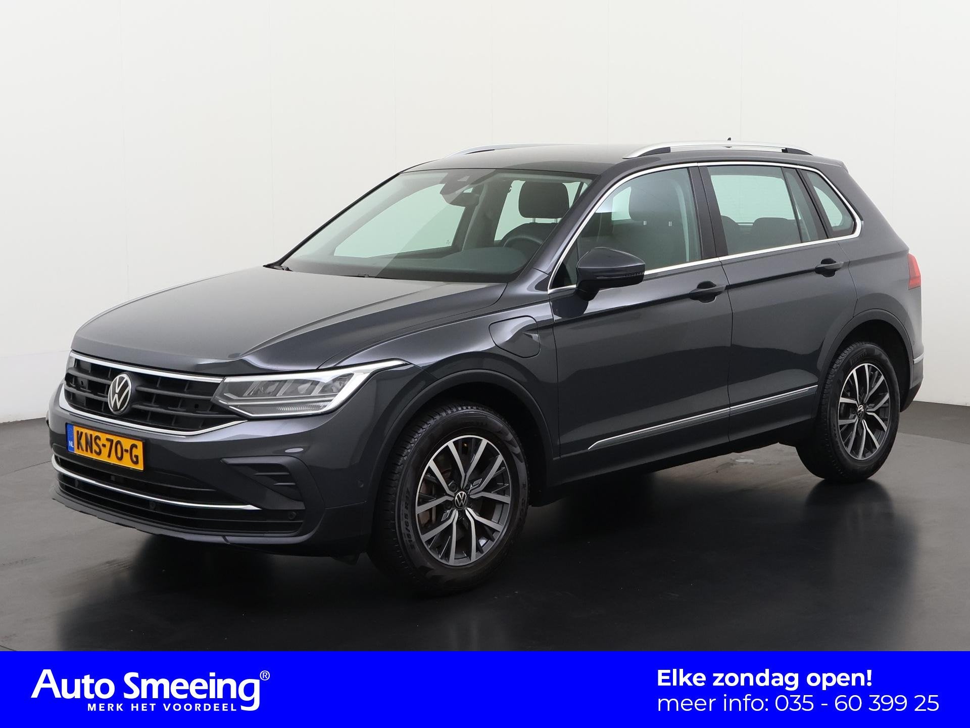 Volkswagen Tiguan 1.4 TSI eHybrid Life | Stoel & Stuurverwar, Auto's, Euro 6, 4 cilinders, Grijs, Hybride Elektrisch/Benzine