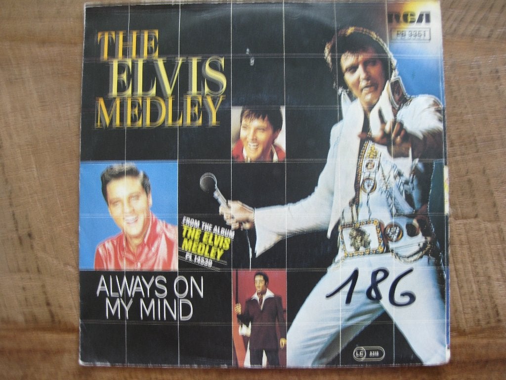 Vinyl single Elvis Presley   "The Elvis medley", Cd's en Dvd's, Vinyl Singles, Ophalen of Verzenden, Gebruikt, Pop