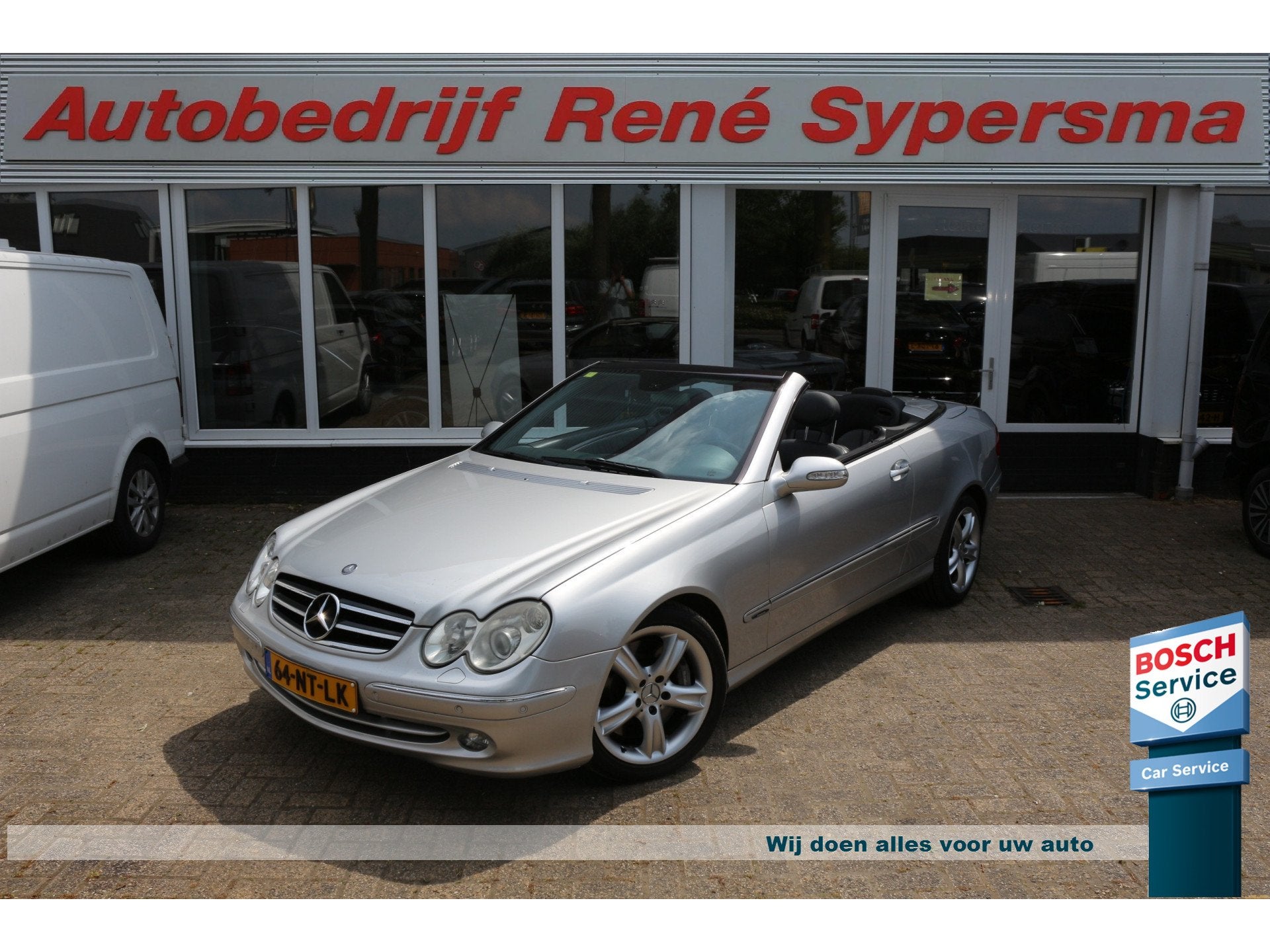 Mercedes-Benz CLK-Klasse Cabrio 500 Avantgarde Memory stoele, Auto's, Mercedes-Benz, Automaat, Achterwielaandrijving, Gebruikt
