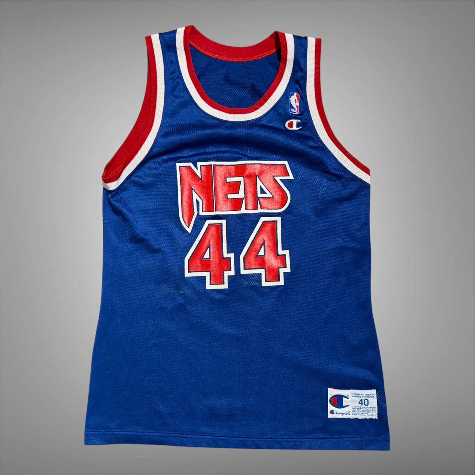 Vintage 90s NBA Champion Coleman Nets jersey maat S heren, Sport en Fitness, Ophalen of Verzenden, Kleding