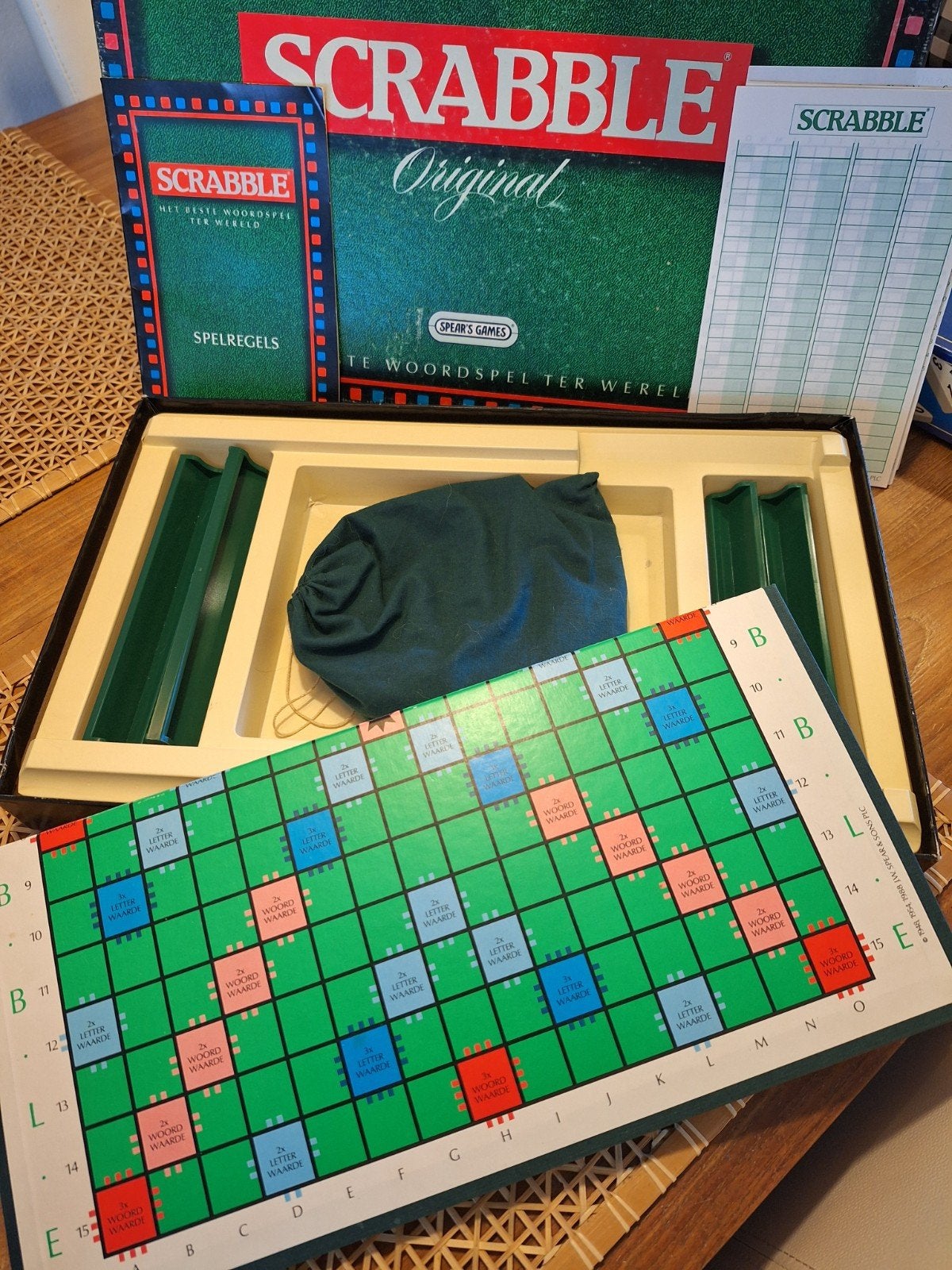 scrabble spel,zgan kompleet, Ophalen of Verzenden, Zo goed als nieuw