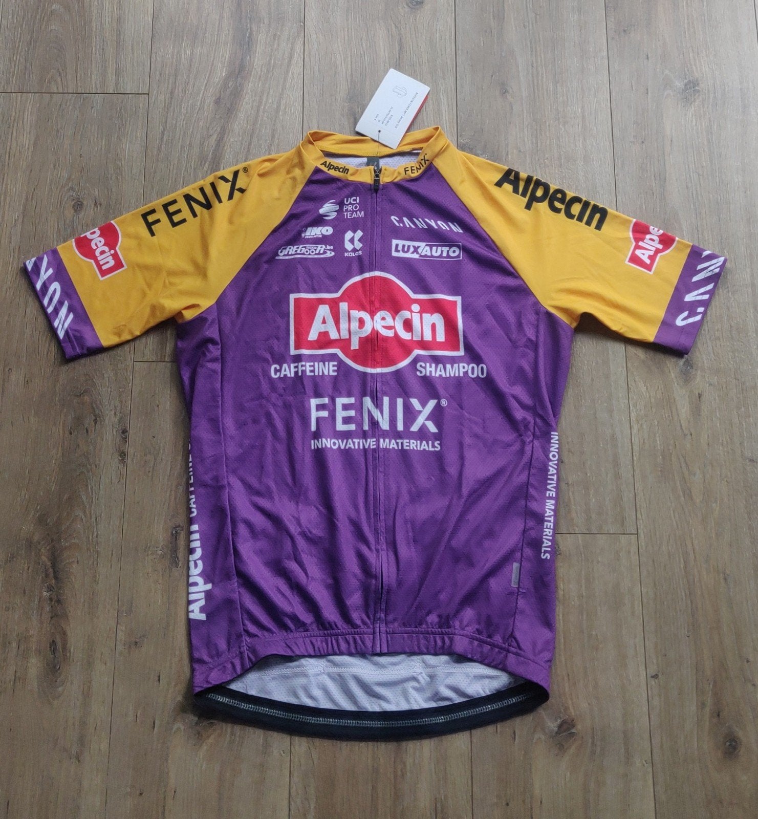 Wielershirt Merci Poupou Alpecin 2021, Sport en Fitness, Wielrennen, Ophalen of Verzenden, Nieuw, Kleding