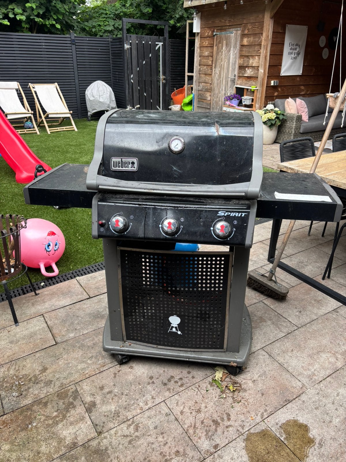 Weber gas bbq, Ophalen of Verzenden, Zo goed als nieuw