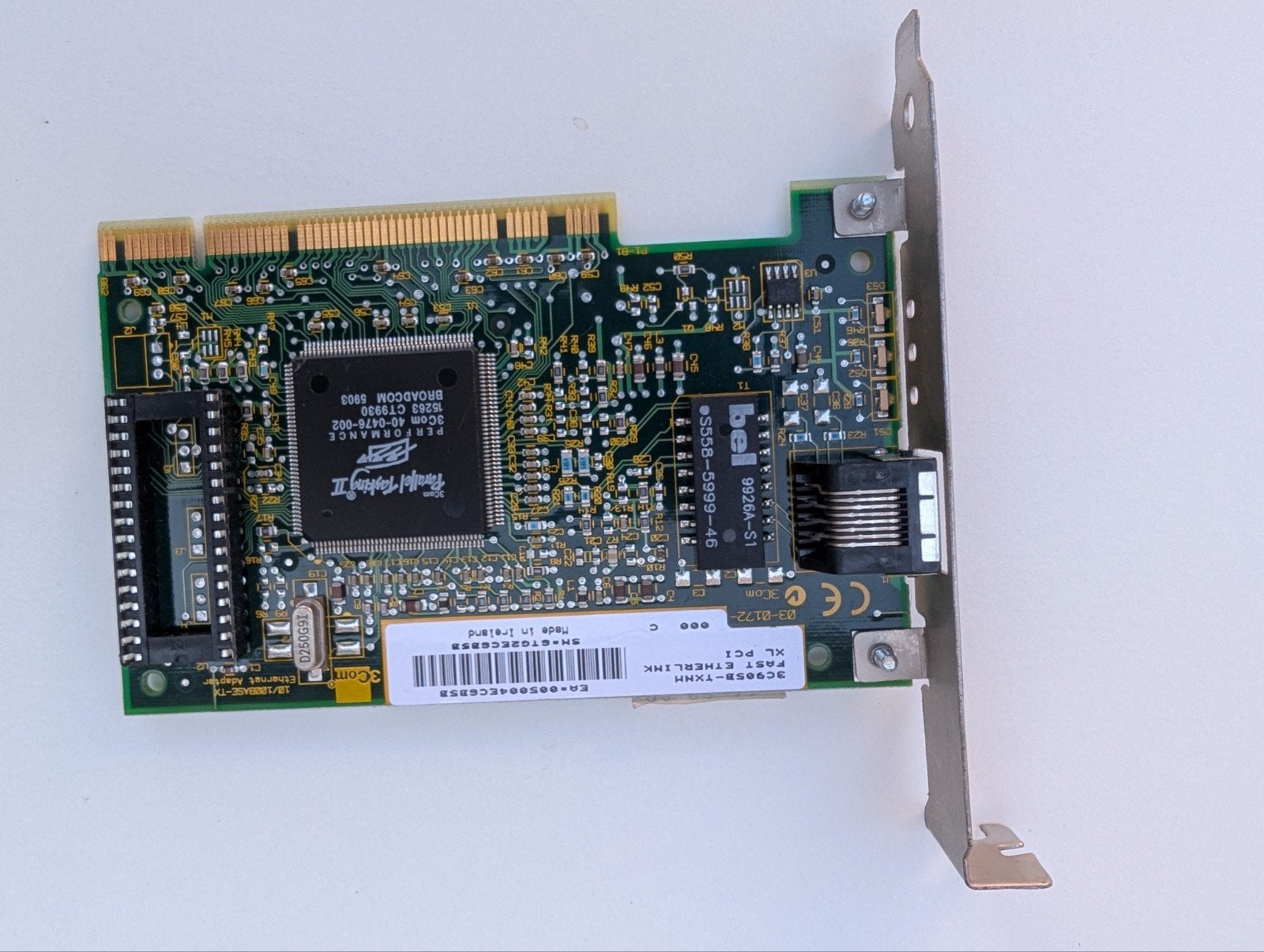 3Com 3C905B-TXMM Fast EtherLink XL PCI Netwerkkaart, Ophalen of Verzenden, Gebruikt, Intern, 3Com