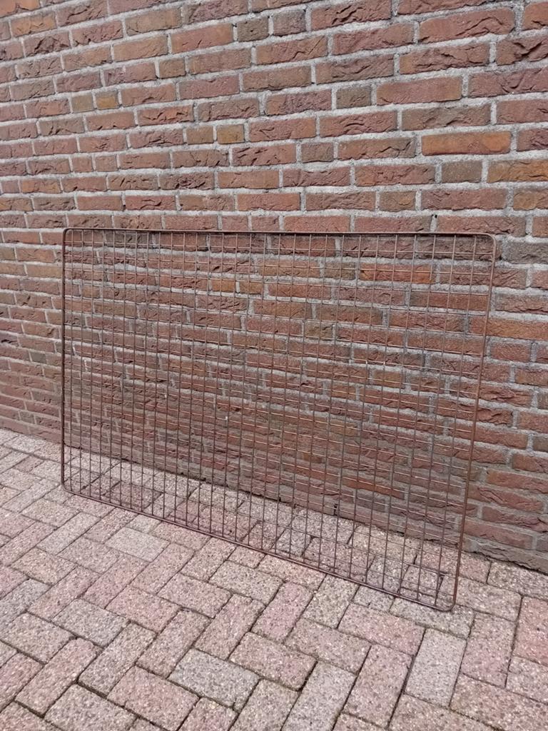 hekwerk paneel - Gebruikt, Tuin en Terras, Tuinhekken en Hekwerk, Ophalen, Gebruikt, IJzer, Gaashekwerk