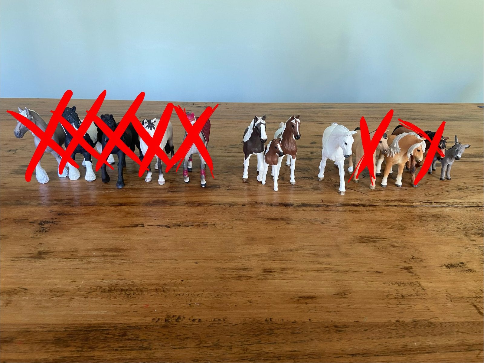 Hele kudde Schleich paarden, Verzamelen, Dierenverzamelingen, Ophalen of Verzenden, Zo goed als nieuw, Paard, Beeldje of Figuurtje