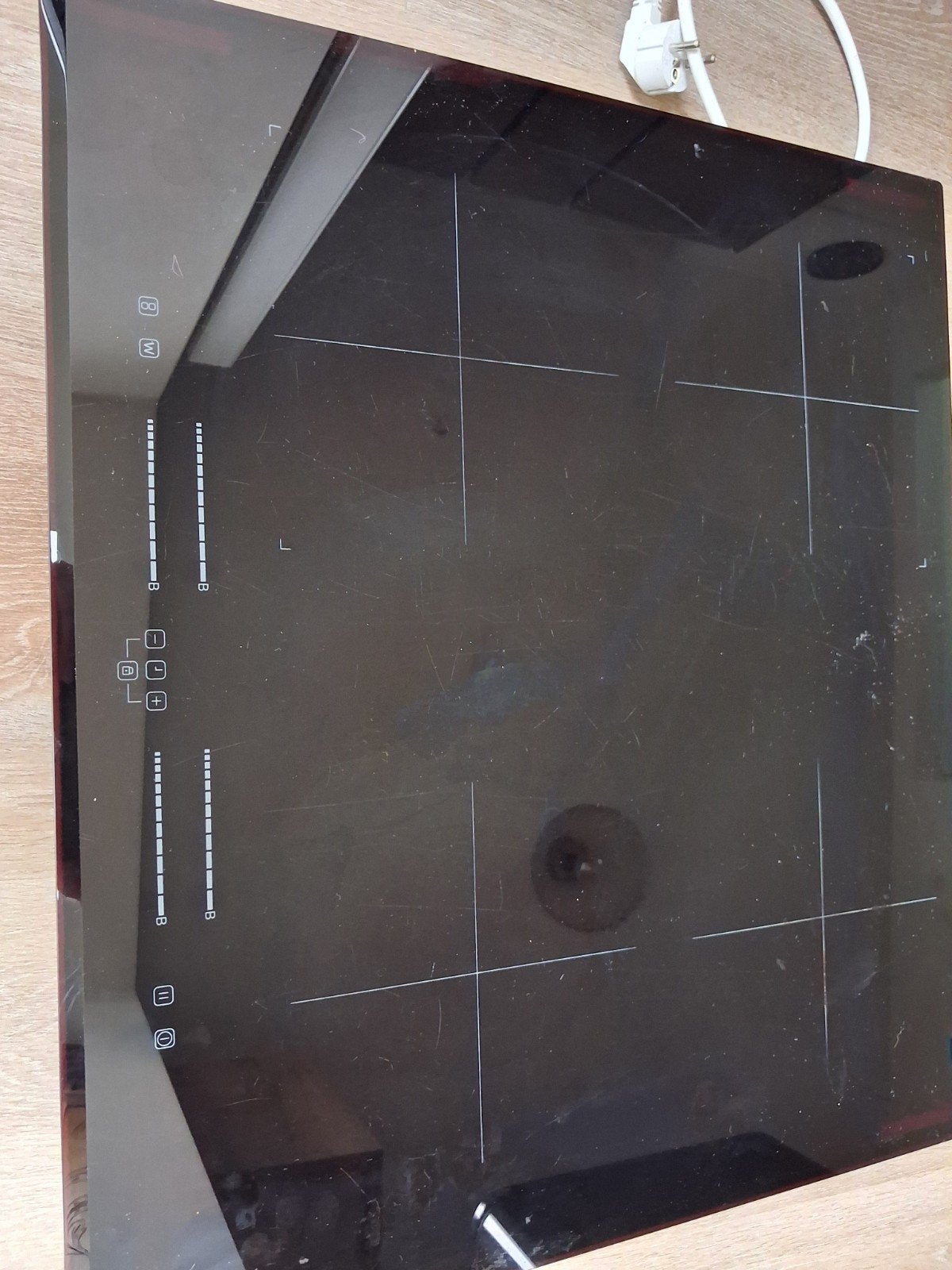 inductie kookplaat, Witgoed en Apparatuur, Ophalen, Gebruikt, 4 kookzones, Inbouw