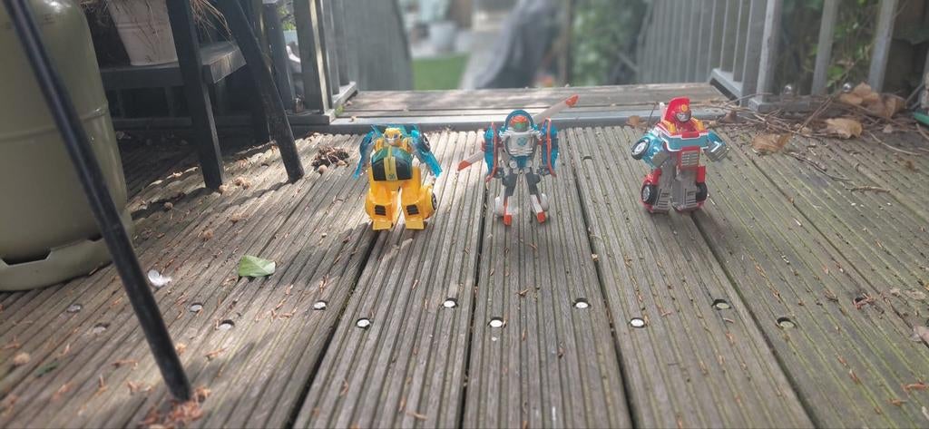 Transformers Rescue Bots figuren set, Ophalen of Verzenden, Gebruikt