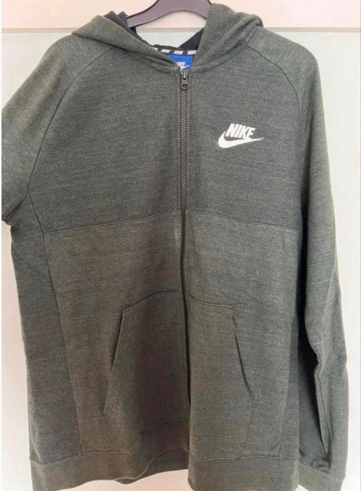 Groene Nike Hoodie Maat M - Comfortabel en Stijlvol, Ophalen of Verzenden, Gedragen, Maat 48/50 (M), Groen