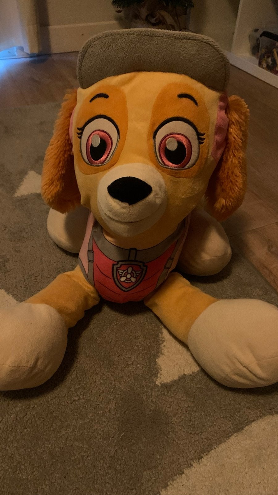 Paw Patrol Skye knuffel - Groot formaat, Ophalen, Oranje, Gebruikt, Overige merken