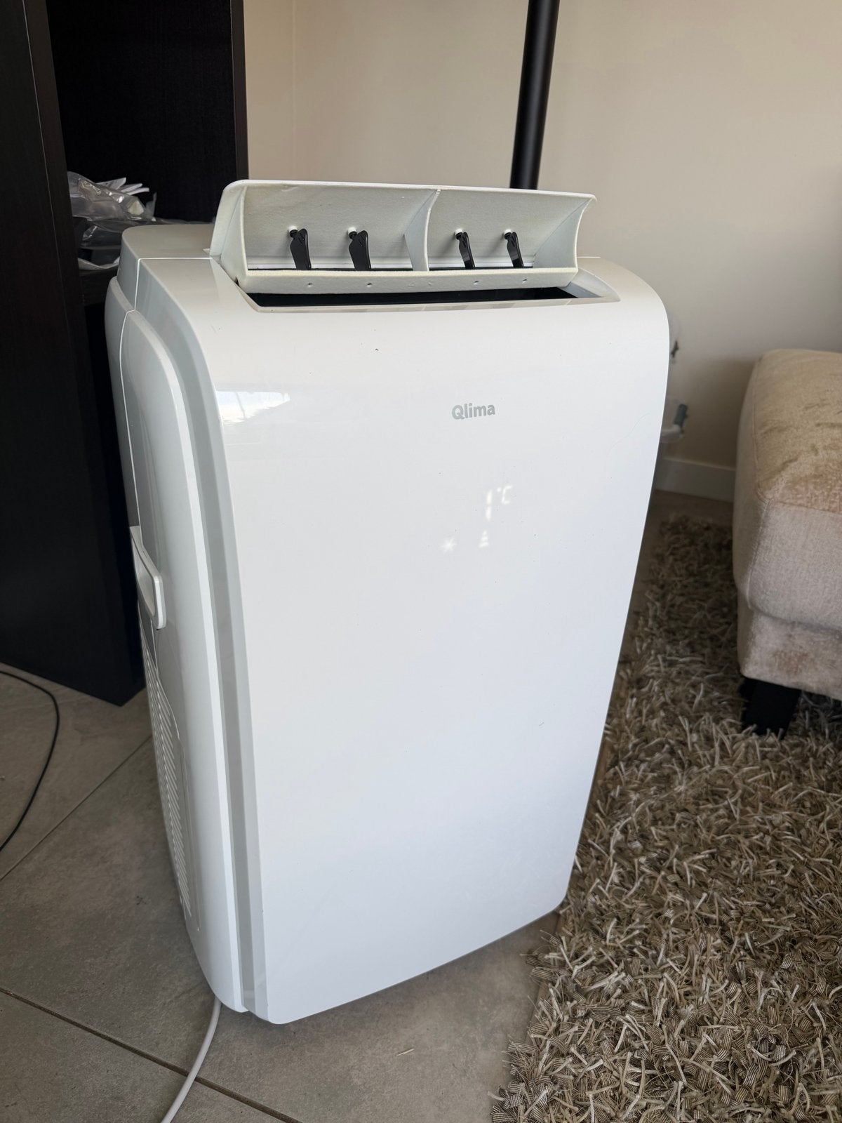 Qlima Mobiele Airco - Koelen, Ventileren, Ontvochtigen, Ophalen, Minder dan 60 m³, 3 snelheden of meer, Zo goed als nieuw