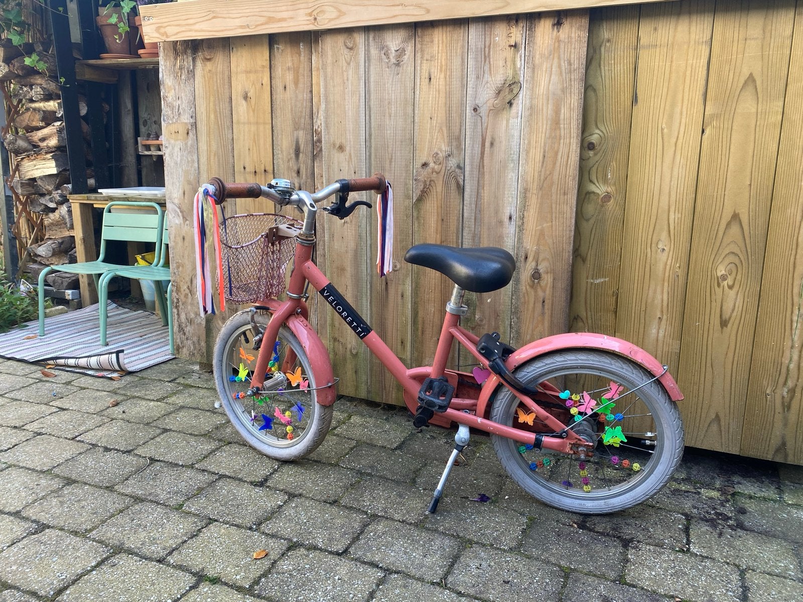 Veloretti kinderfiets - Gebruikt, Ophalen, Gebruikt, Velgrem, 16 tot 20 inch