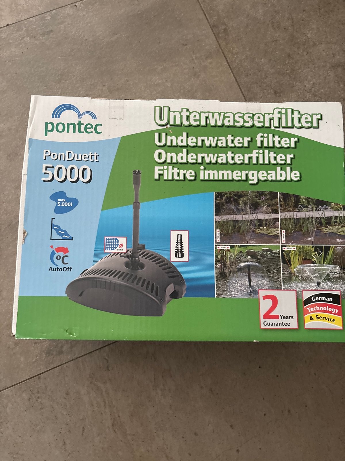 Pontec PonDuett 5000 Onderwaterfilter - Nieuw in doos, Verzenden, Nieuw