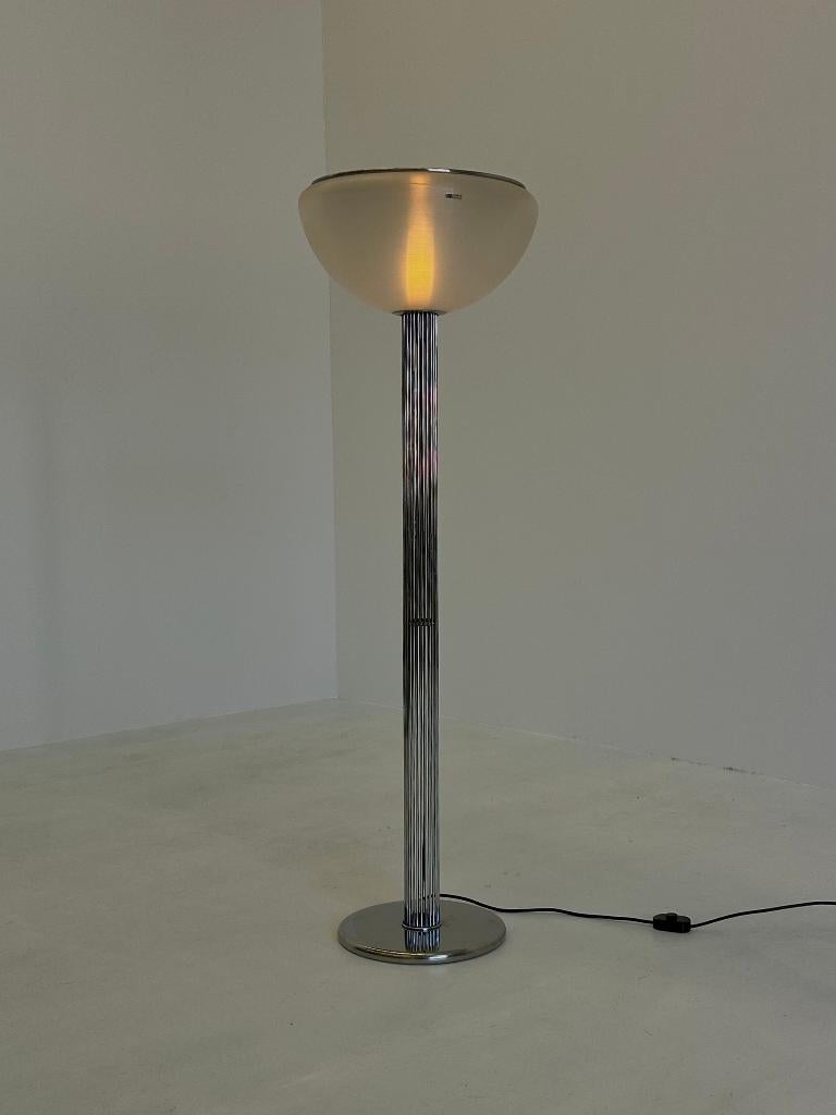 Vintage Moana Vloerlamp Luigi Massoni voor Harvey Guzzini, Ophalen, -, -, Zo goed als nieuw