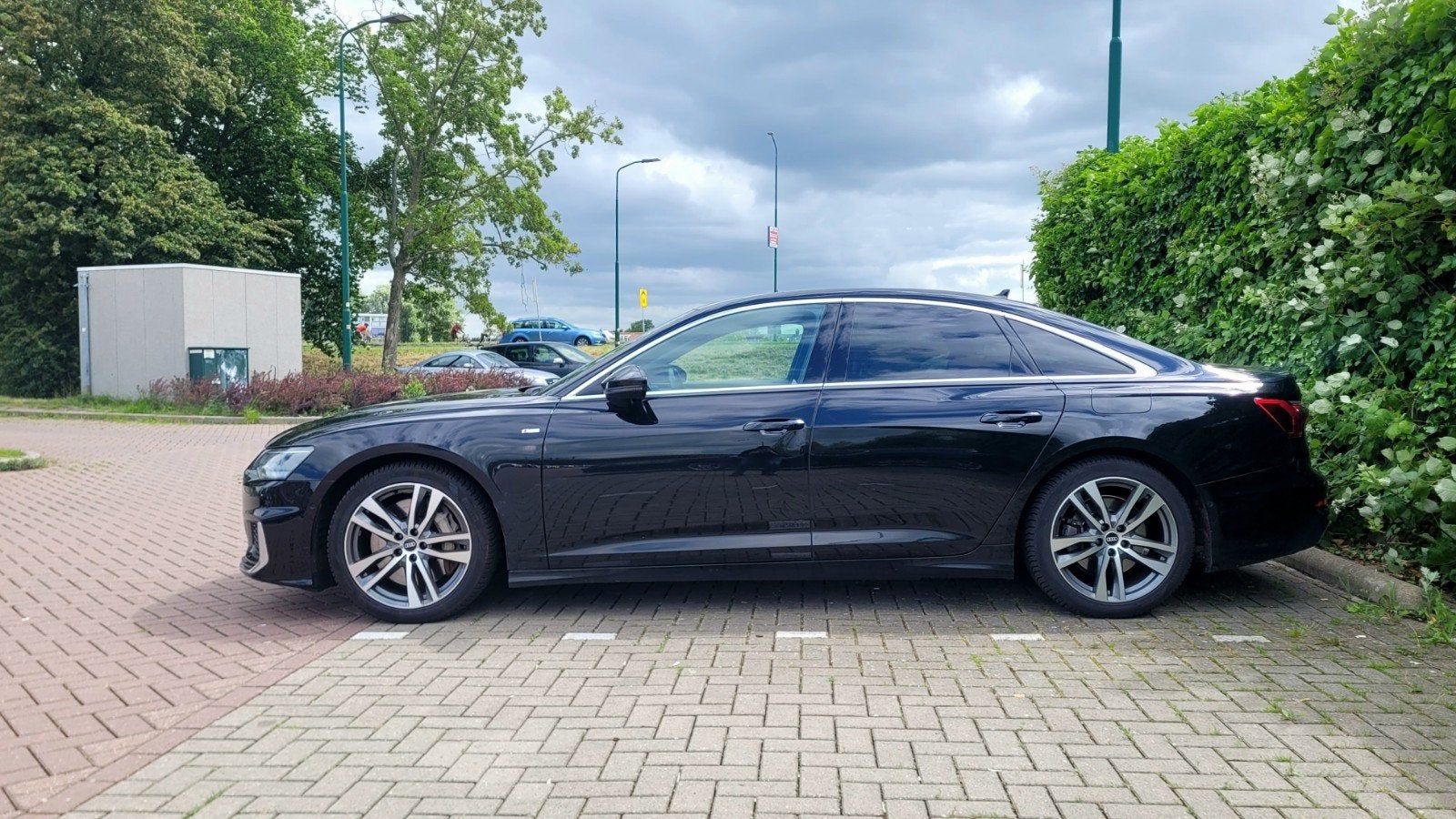 Audi A6 50 TFSI e S line quattro (299pk), Auto's, Audi, 4 cilinders, Zwart, Vierwielaandrijving, 1985 kg