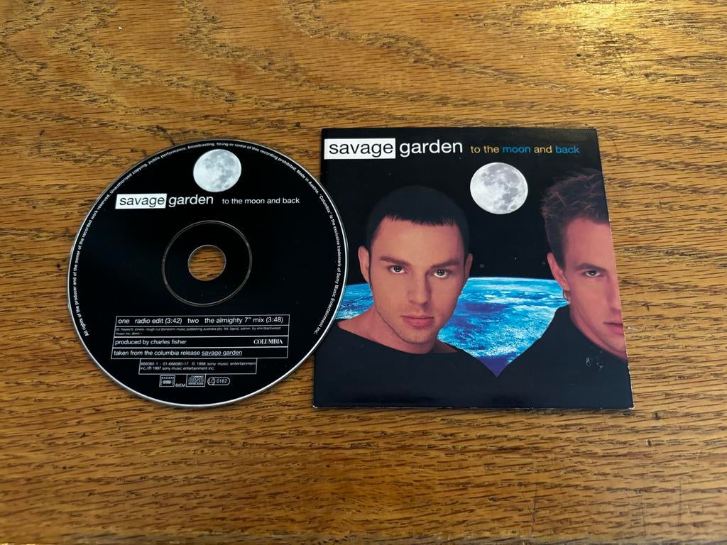 Savage Garden - To The Moon And Back CD Single, Ophalen of Verzenden, Zo goed als nieuw