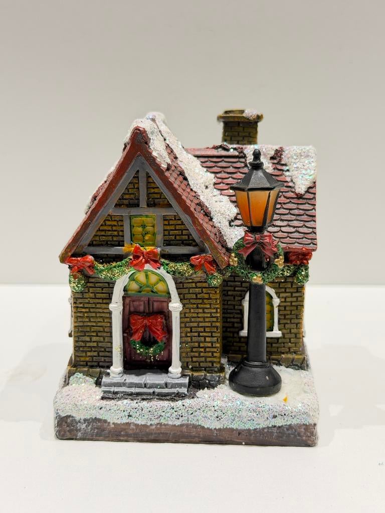 Kerst - Woonhuis met verlichting, Verzenden