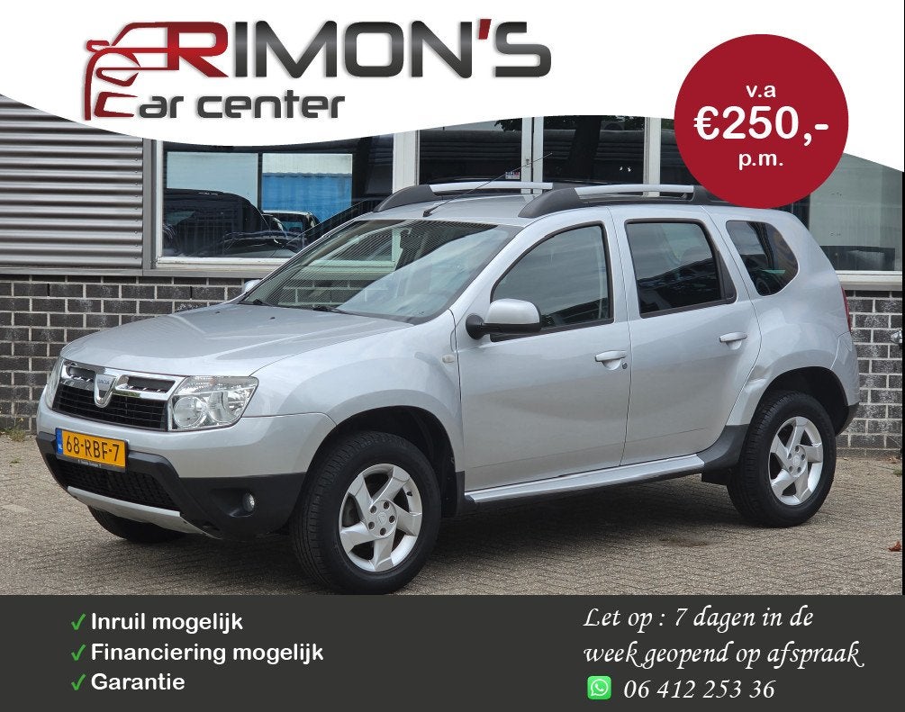 Dacia Duster 1.6 Lauréate 1 Ste Eingenaar Nap Airco, Auto's, Dacia, Voorwielaandrijving, Euro 5, Gebruikt, 4 cilinders