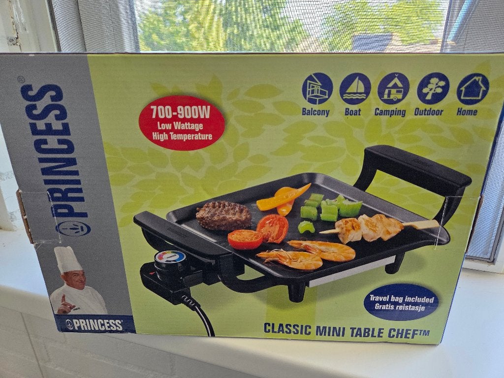 Princess mini gourmet plaatje voor 2 personen, Ophalen of Verzenden, Nieuw, Minder dan 4 personen