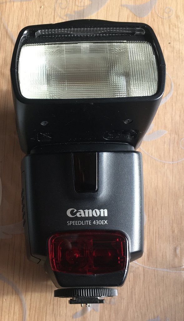 Canon Speedlite 430EX (50€) of Canon speedlite 580EXII, Canon, Externe flitser, Kantelbaar, Ophalen of Verzenden