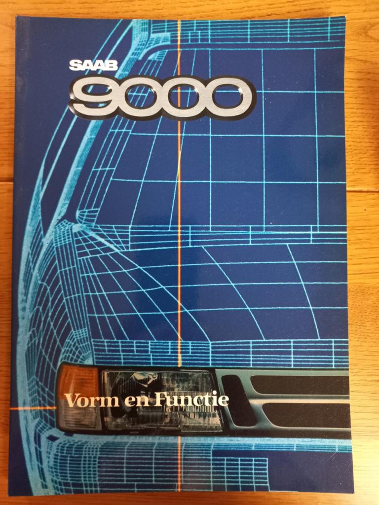 Boek van SAAB 9000. Vorm en Functie., Ophalen of Verzenden